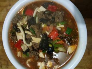 生汆牛肉丸子的做法步骤：10