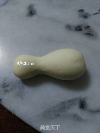 象形花生包的做法步骤：4