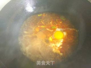 #快手懒人餐#荷包蛋鸡丝酸辣面的做法步骤：10
