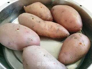 红薯丸子的做法步骤：1