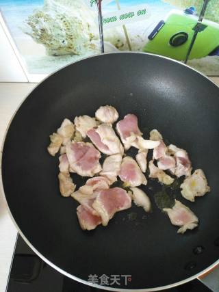 甘蓝炒肉的做法步骤：5