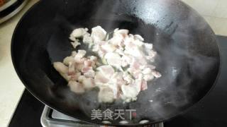 蒜苔香干五花肉的做法步骤：6