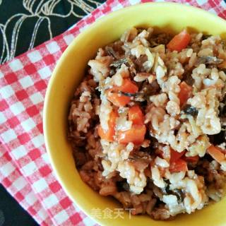 梅菜焖饭的做法步骤：6