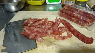 广式腊肠煲仔饭的做法步骤：3