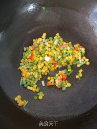 五彩虾仁豆腐的做法步骤：2