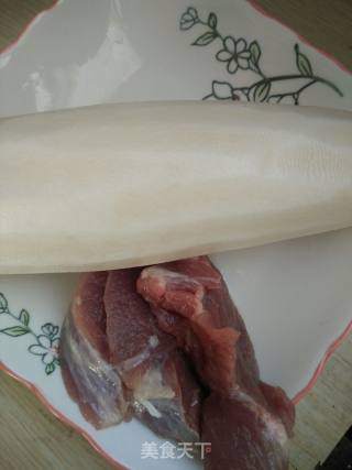 萝卜烧肉的做法步骤：1