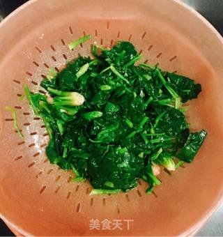 菠菜丸子汤的做法步骤：2
