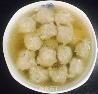 菠菜丸子汤的做法步骤：4