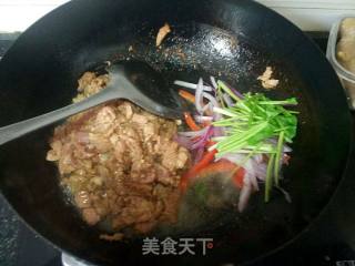 炒烤羊肉的做法步骤：6