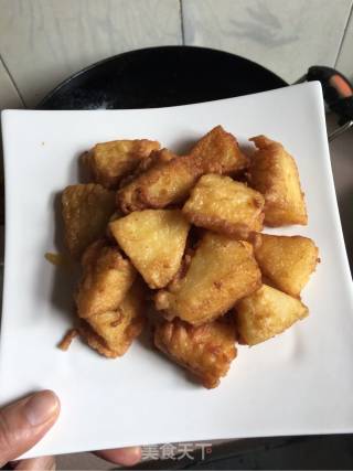 拔丝苹果的做法步骤：4