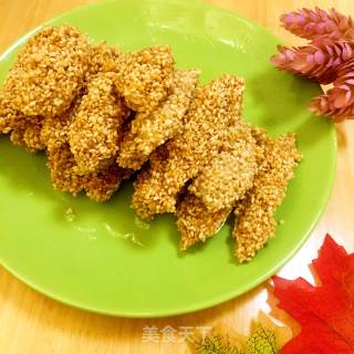 芝麻鱼条的做法步骤：18