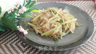 肉末芹菜炒粉的做法步骤：6