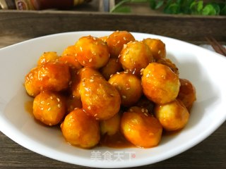 糖醋虎皮鹌鹑蛋的做法步骤：12