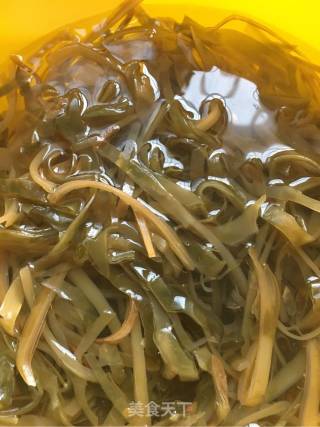 海带煎蛋的做法步骤：3