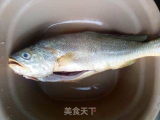 焖黄花鱼的做法步骤：1