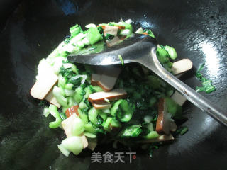 鸡蛋干炒手捏菜的做法步骤：8