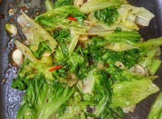 蚝油生菜的做法步骤：8