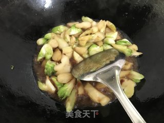 油焖抱子芥的做法步骤：9