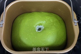 抹茶麻薯夹心软欧的做法步骤：10