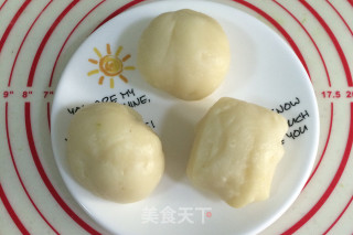 抹茶麻薯夹心软欧的做法步骤：12