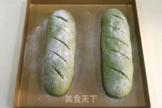 抹茶麻薯夹心软欧的做法步骤：20