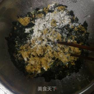 海苔肉松饼干（午后点心）的做法步骤：1