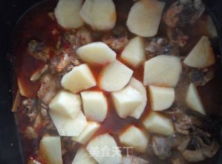 土豆炖鸡块的做法步骤：9