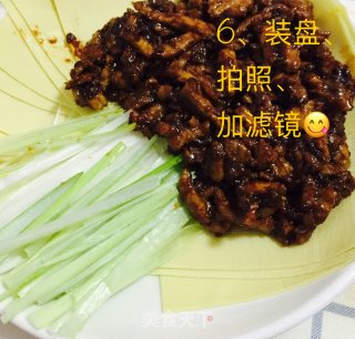 京酱肉丝的做法步骤：6