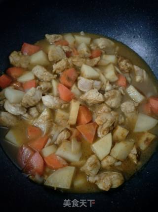 咖喱鸡肉的做法步骤：11