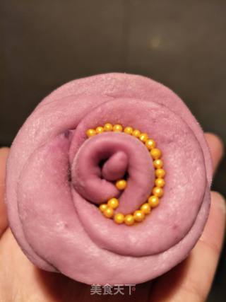 南瓜紫薯玫瑰的做法步骤：4