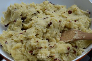 蔓越莓蜂蜜绿豆糕的做法步骤：6