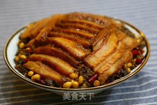 梅干菜扣肉的做法步骤：24