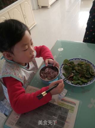 快手懒人餐 青椒炒肉的做法步骤：7