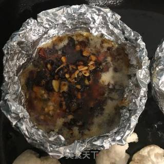 锡纸烤脑花的做法步骤：8