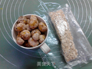栗子燕麦糊的做法步骤：1