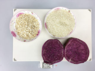 紫薯燕麦粥的做法步骤：1