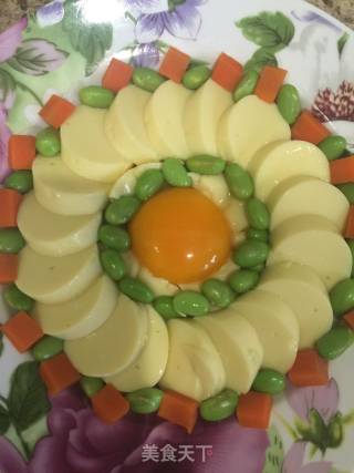 日本豆腐蒸蛋的做法步骤：6