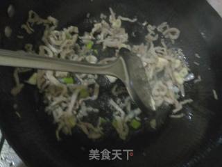 肉丝茼蒿的做法步骤：3