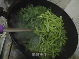 肉丝茼蒿的做法步骤：4