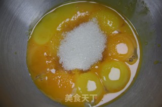 黄金虎皮蛋糕卷的做法步骤：1