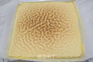 黄金虎皮蛋糕卷的做法步骤：4