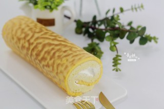黄金虎皮蛋糕卷的做法步骤：19