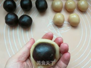#烤箱美味#豆沙月饼的做法步骤：7