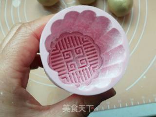 #烤箱美味#豆沙月饼的做法步骤：10