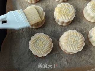 #烤箱美味#豆沙月饼的做法步骤：15