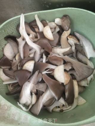 蘑菇炒肉的做法步骤：2