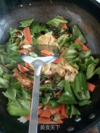 鸡肉炒青椒的做法步骤：10