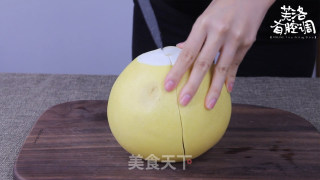 咳嗽救星，蜂蜜柚子茶的做法步骤：2