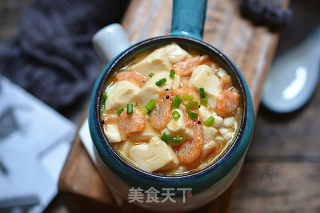 磷虾烧豆腐的做法步骤：13