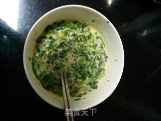 菠菜鸡蛋煎饼的做法步骤：4